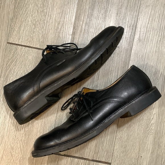 Mephisto Black Pebbled Leather Shock Absorber Lace-Up‎ Oxfords size 11 main image 6
